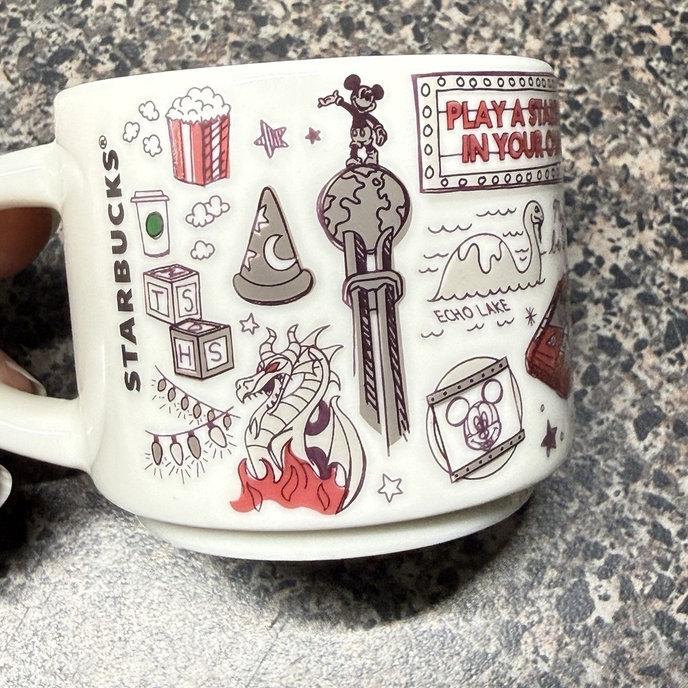 Starbucks Disney Hollywood Studios 2oz Mug Been There Series Pin Drop Collection